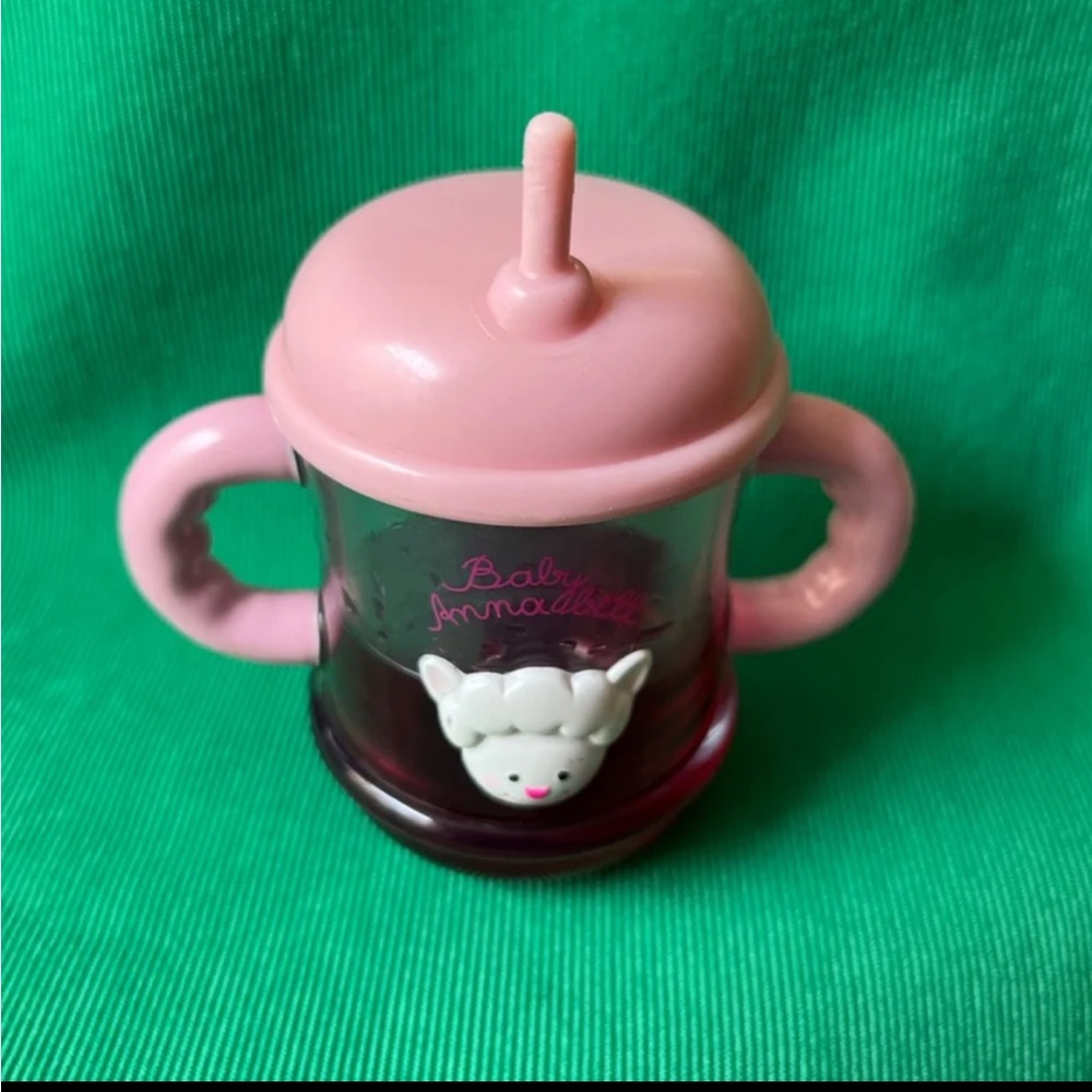 Zapf Baby Annabell doll 1990’s magic Bottle accessory 
Plastic 4” bonus bowl